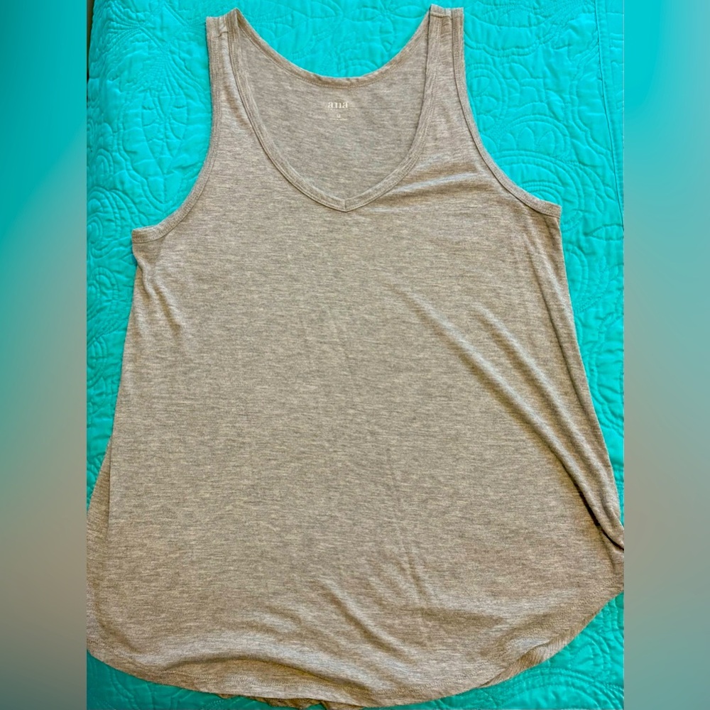 a.n.a Light Gray Tank Top